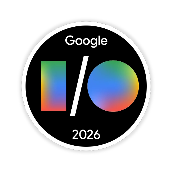 شارة التسجيل في حدث Google I/O 2026 العالمي